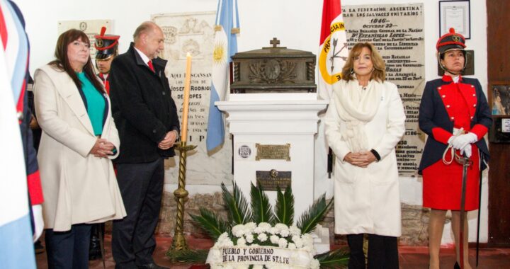 PEROTTI ENCABEZÓ EL ACTO POR EL 185º ANIVERSARIO DEL FALLECIMIENTO DEL BRIGADIER GRAL. ESTANISLAO LÓPEZ