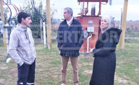 EL SENADOR KAUFMANN SUPERVISÓ JUNTO A LA EPE LOS AVANCES EN LA ESTACIÓN DE REBAJE EN CAYASTÁ