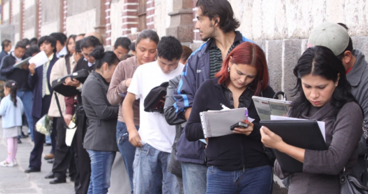 LA DESOCUPACIÓN AUMENTÓ AL 6,9% EN EL PRIMER TRIMESTRE