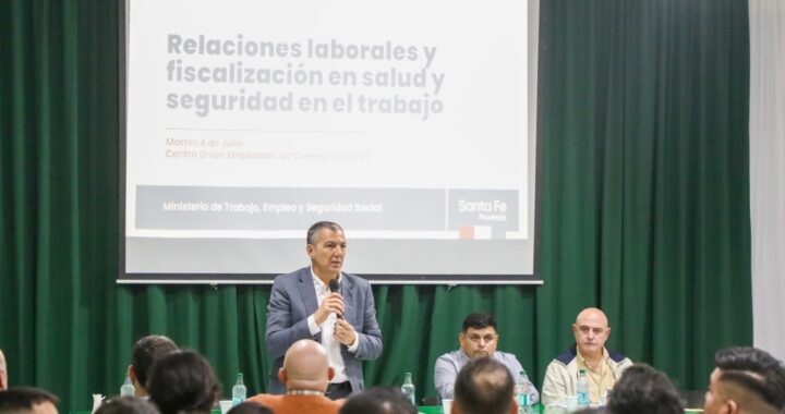 LA PROVINCIA ORGANIZÓ UNA JORNADA SOBRE RELACIONES LABORALES Y FISCALIZACIÓN EN SALUD Y SEGURIDAD EN EL TRABAJO