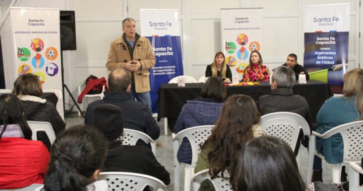 CURSO DE ASPIRANTES A ÁRBITRAS: LA PROVINCIA DIO INICIO A LA CAPACITACIÓN EN LA CIUDAD DE SANTA FE