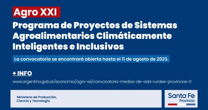 LA PROVINCIA IMPULSA EL PROGRAMA NACIONAL AGRO XXI PARA ACOMPAÑAR A PEQUEÑOS PRODUCTORES DE LA AGRICULTURA FAMILIAR