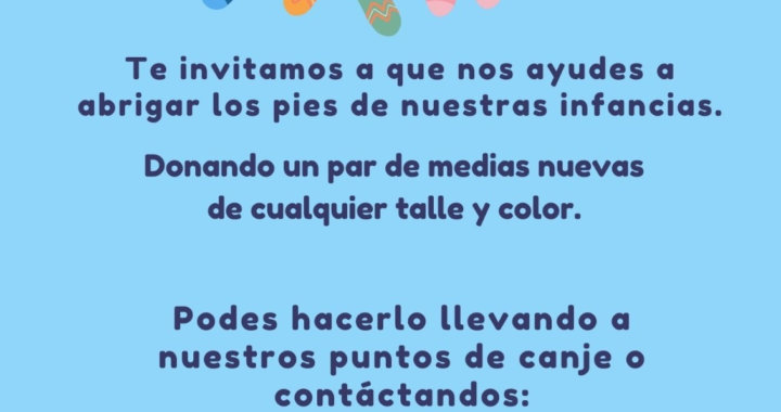 CAMPAÑA «VAMOS A MEDIAS» EN SAN JOSÉ DEL RINCÓN PARA ABRIGAR A LAS INFANCIAS