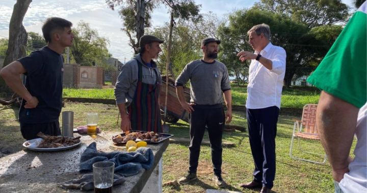 EN EL MARCO DE SU 90 ANIVERSARIO EMILIO JATÓN VISITÓ EL CLUB SANTAFESINO DE CAZA Y PESCA DE COLASTINÉ SUR