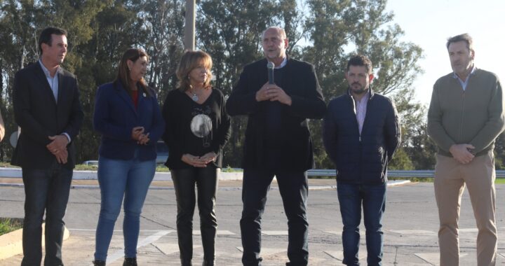 EL GOBIERNO INAUGURÓ EL NUEVO INTERCAMBIADOR DE LA AUTOPISTA PROVINCIAL 01 EN EL ACCESO NORTE A SANTO TOMÉ