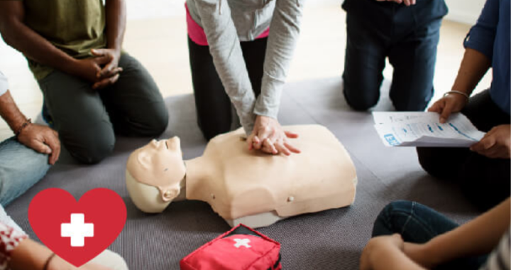 CURSO DE PRIMEROS AUXILIOS Y RCP EN HELVECIA PARA AFILIADOS DE PAMI Y PÚBLICO EN GENERAL