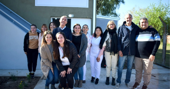 INAUGURAN MEJORAS EN CENTRO DE SALUD DEL PARAJE LOS ZAPALLOS