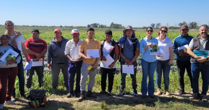 BUENAS PRÁCTICAS AGRÍCOLAS EN ARROYO LEYES SE TRANSFORMA EN UN PROGRAMA MODELO EN LA PROVINCIA