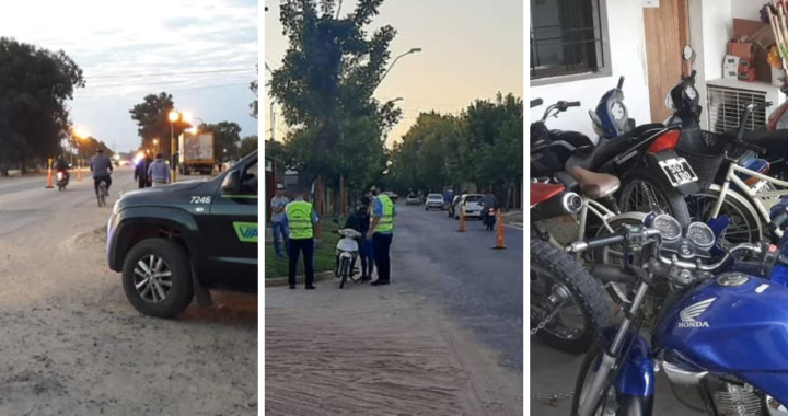 INTENSIFICAN OPERATIVOS DE CONTROL DE VEHÍCULOS EN GARAY: 10 MOTOCICLETAS INCAUTADAS