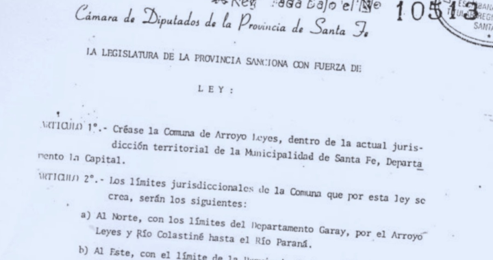 ARROYO LEYES CONMEMORA SU 33° ANIVERSARIO COMO COMUNA DE LA COSTA