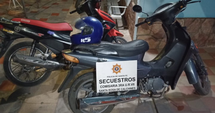 UNIDAD REGIONAL VII GARAY RECUPERA MOTOCICLETA ROBADA Y DESCUBRE OTRA ABANDONADA EN RUTA PROVINCIAL