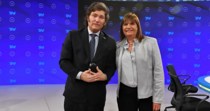 PATRICIA BULLRICH SERÁ LA MINISTRA DE SEGURIDAD DE MILEI