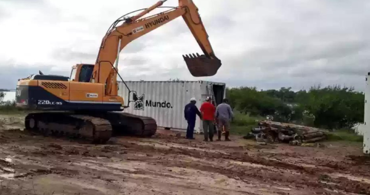 ESTAMOS TRABAJANDO Y EJECUTANDO LA OBRA DEL TERRAPLÉN GARELLO, QUE ES UNA OBRA QUE ESTUVO SIN ACCIÓN DURANTE 10 O 15 AÑOS”