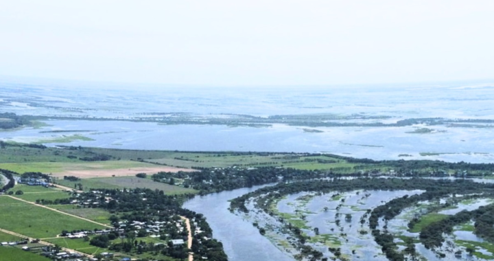 EMERGENCIA HÍDRICA EN CAYASTÁ: LA CRECIDA DEL RÍO PONE EN RIESGO UNAS 50 VIVIENDAS