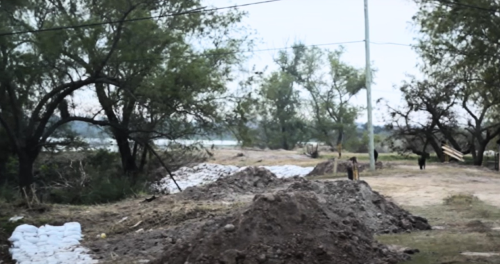 LA CRECIDA DEL RÍO PARANÁ GENERA PREOCUPACIÓN EN VECINOS DEL BARRIO COLASTINE SUR