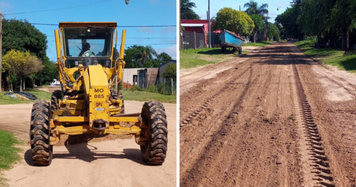 MEJORAS EN INFRAESTRUCTURA VIAL: MOTONIVELADORA EN ACCIÓN