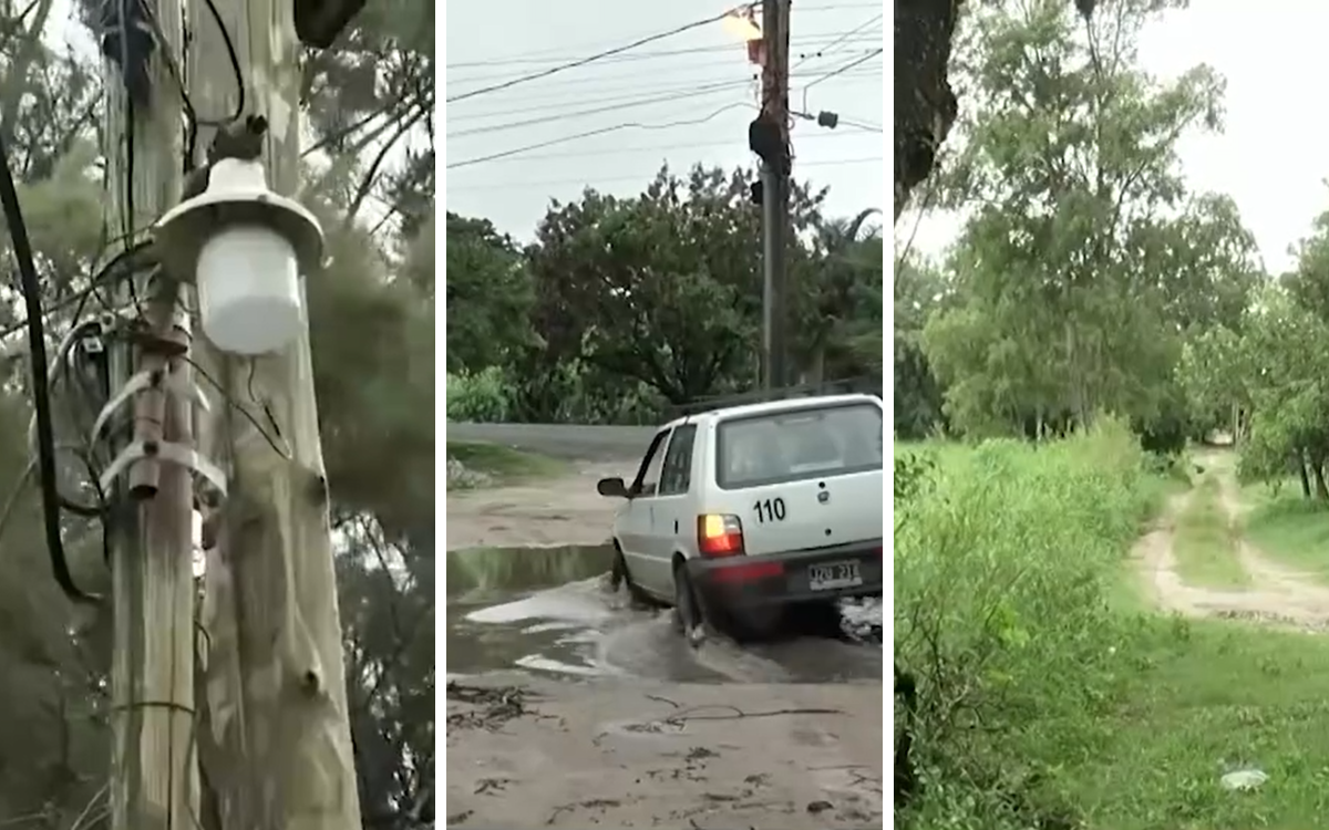 DENUNCIAN FALTA DE ILUMINACIÓN Y ABANDONO DE CALLES EN EL NORTE DE RINCÓN