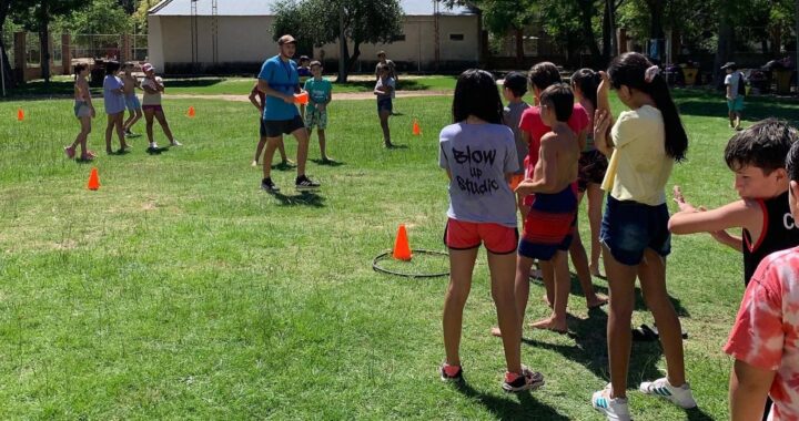 INICIO LA COLONIA DE VACACIONES EN SANTA ROSA DE CALCHINES Y PARAJE LOS ZAPALLOS