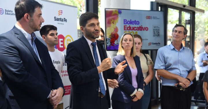 PULLARO PRESENTÓ EL BOLETO EDUCATIVO 2024