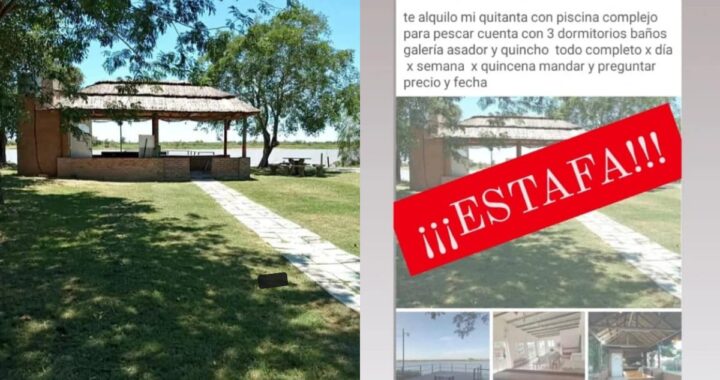 ALERTA EN CAYASTÁ: ESTAFAS EN ALQUILERES TURÍSTICOS