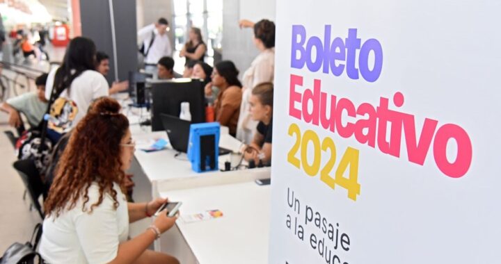 EN LA PRIMERA SEMANA, 100.000 USUARIOS SE INSCRIBIERON AL NUEVO BOLETO EDUCATIVO