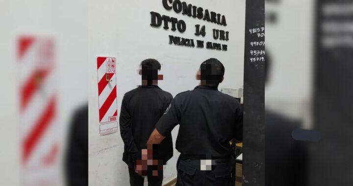 LA POLICÍA INTERVINO EN UN DISTURBIOS Y DETUVO A UN JOVEN CON ARMA BLANCA EN LOS CORSOS DE RINCÓN