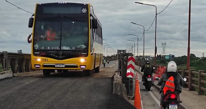 QUEDÓ HABILITADO EL PASO POR EL PUENTE ENTRE SANTA FE Y SANTO TOMÉ