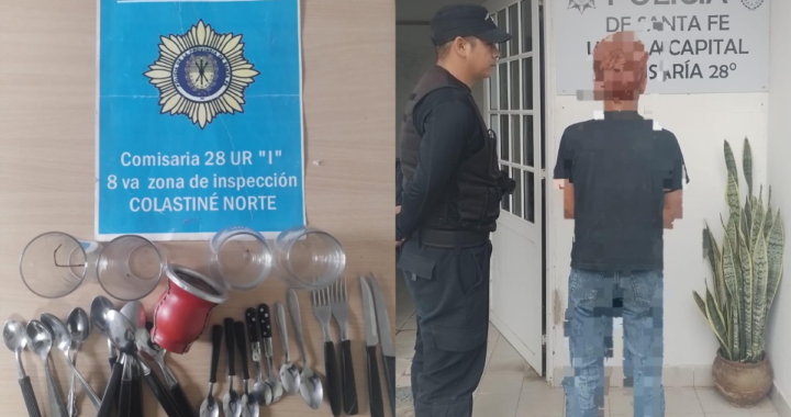 ROBO EN COLASTINÉ NORTE: ENTRÓ A ROBAR UNA CASA Y LA POLICÍA LO ENCONTRÓ OCULTÁNDOSE EN LA MALEZA