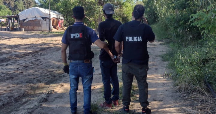 LA PDI REALIZÓ EN ARROYO LEYES LA CAPTURA DE UN SUJETO BUSCADO POR LA POLICÍA DE CHACO