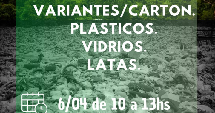 PRIMERA CAMPAÑA DE RECICLADO EN LA PLAZA 25 DE MAYO DE VILLA CALIFORNIA: «HACÉ TU PARTE»