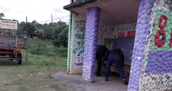 LIMPIEZA DE GARITAS EN EL EJIDO COMUNAL DE ARROYO LEYES EN TODO EL TRAMO DE RUTA 1