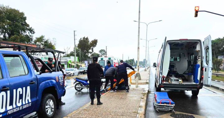 GRAVE ACCIDENTE EN RUTA PROVINCIAL N°1 DEJA A UNA JOVEN Y UN NIÑO HERIDOS