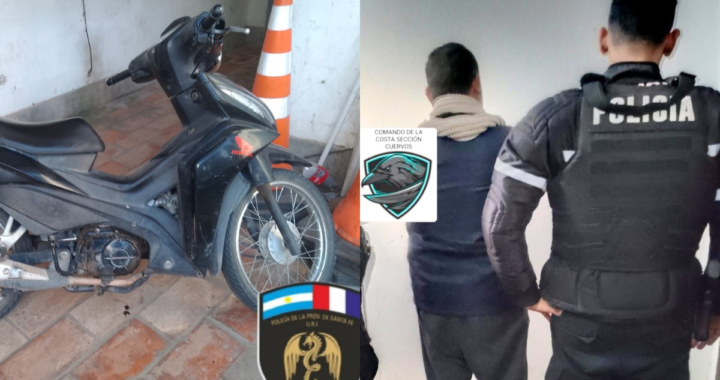 DETIENEN A UN HOMBRE CON UNA MOTO ROBADA EN SAN JOSÉ DEL RINCÓN