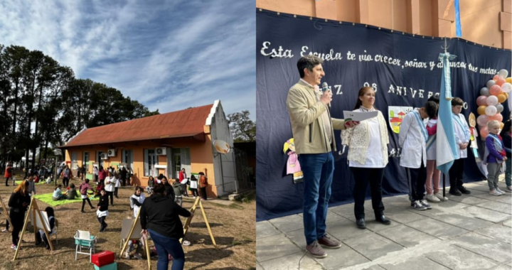 LA ESCUELA N° 427 JUAN GALO LAVALLE CELEBRÓ SU 96° ANIVERSARIO CON UNA EMOTIVA CEREMONIA