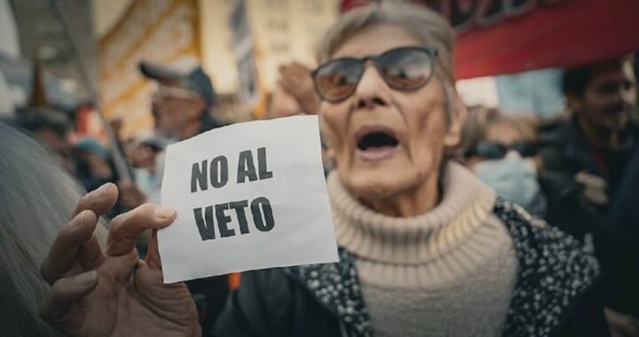 LOS JUBILADOS HARÁN OTRA MARCHA CONTRA EL VETO DE JAVIER MILEI