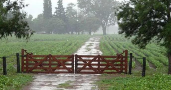 REGISTRO DE LLUVIAS EN EL DEPARTAMENTO GARAY AL 1 DE OCTUBRE