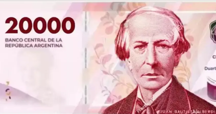 LOS NUEVOS BILLETES DE $20.000 EN ARGENTINA SERÁN UNA REALIDAD EN NOVIEMBRE