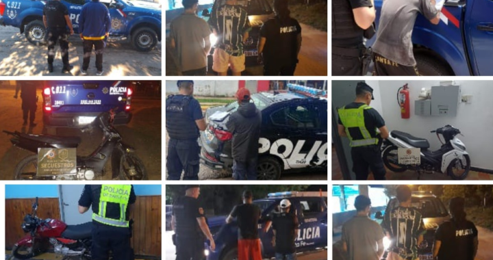 INTENSOS OPERATIVOS EN GARAY: SECUESTRO DE MOTOVEHÍCULOS EN HELVECIA Y ZONAS ALEDAÑAS