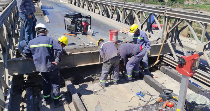 MAÑANA JUEVES SE EXTENDERÁN LOS TRABAJOS DE REPARACIÓN DEL PUENTE CARRETERO CON RESTRICCIONES AL TRÁNSITO