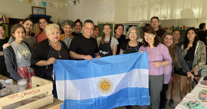 “UNA BANDERA PARA TU INSTITUCIÓN” LLEGA A LA VECINAL DE COLASTINÉ NORTE