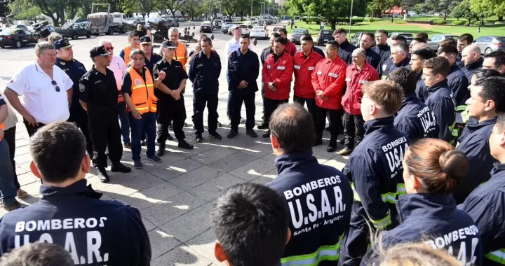 DERRUMBE DEL HOTEL DUBROVNIK EN VILLA GESELL: 65 BRIGADISTAS SANTAFESINOS COLABORARÁN EN LA BÚSQUEDA Y RESCATE DE VÍCTIMAS