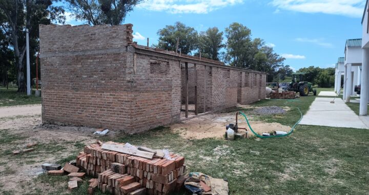 AVANZA LA SEGUNDA ETAPA DE LA OBRA DEL CEMENTERIO COMUNAL DE ARROYO LEYES