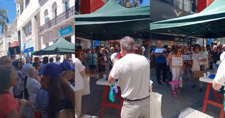 SEXTA MARCHA DE JUBILADOS EN SANTA FE: “MILEI, PULLARO NO SE QUEDEN CALLADOS, NO ES JUSTO QUE EL AJUSTE LO PAGUEN LOS JUBILADOS”