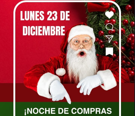 NOCHE DE COMPRAS NAVIDEÑAS EN SAN JOSÉ DEL RINCÓN