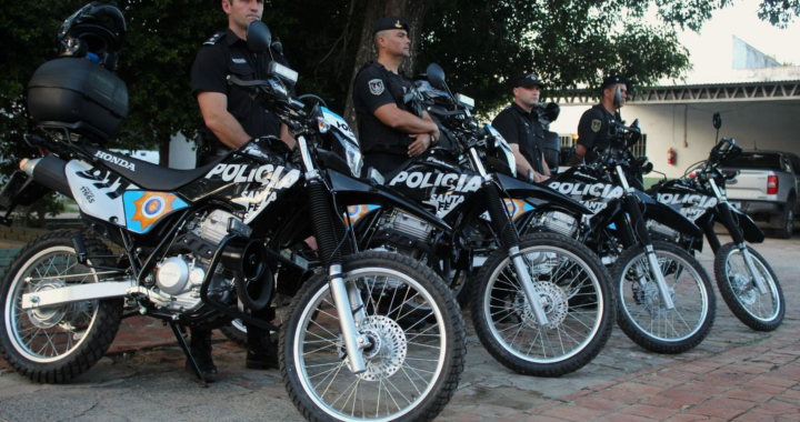 NUEVAS MOTOS PARA LA UNIDAD REGIONAL VII: FORTALECEN LA SEGURIDAD EN GARAY