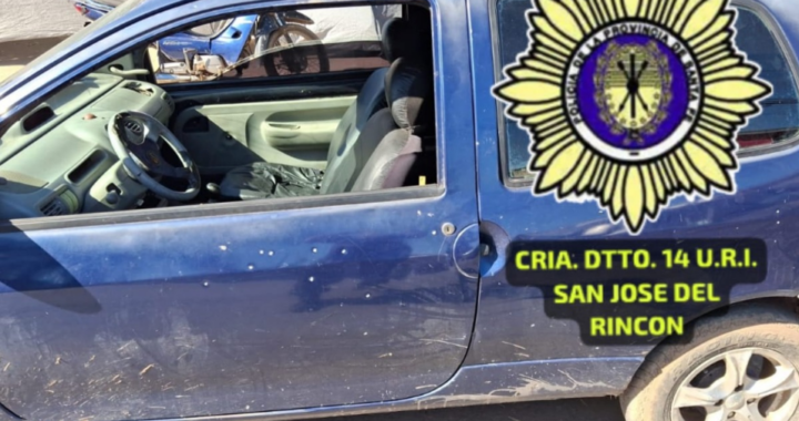 LA POLICÍA RECUPERÓ UN RENAULT TWINGO ROBADO EN SAN JOSÉ DEL RINCÓN