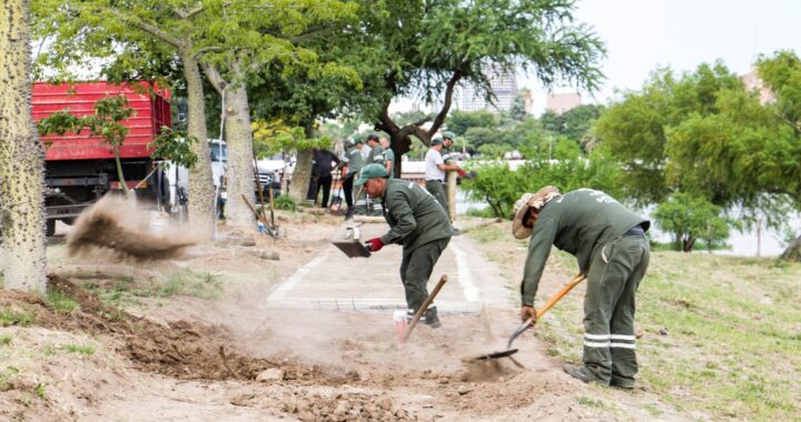 LA MUNICIPALIDAD RECUPERA Y PONE EN VALOR EL PASEO DE LA LAGUNA