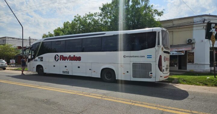 INSÓLITO: ROBÓ UN COLECTIVO DE FLUVIALES, LO ESTRELLÓ CONTRA UNA CASA Y FUE APRESADO POR EL DUEÑO DE LA VIVIENDA