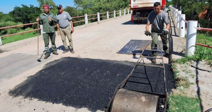 FINALIZARON LAS REPARACIONES EN EL PUENTE DE INGRESO EL TRÁNSITO SE NORMALIZA EN COLASTINÉ SUR