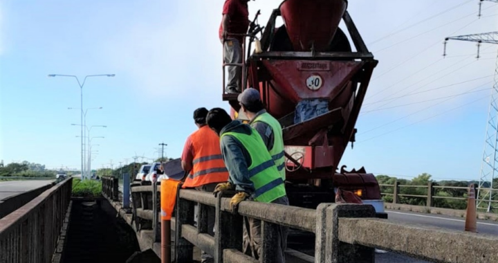 TAREAS DE MANTENIMIENTO DE VIALIDAD NACIONAL EN PUENTES ALIVIADORES DE RN 168